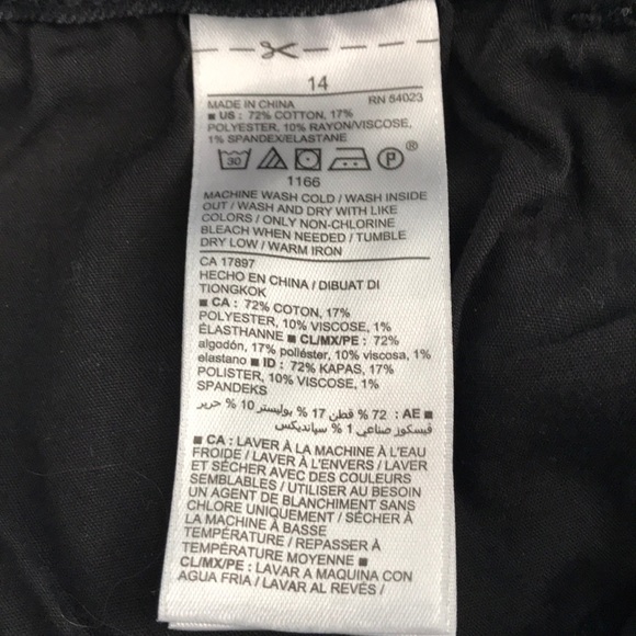 🌹Rose embroidered black Jeans - Picture 6 of 6